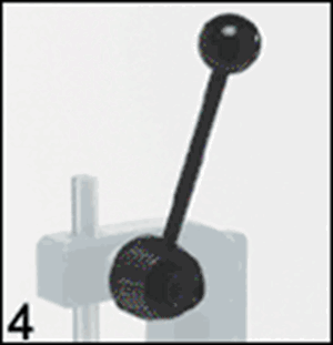 Adjustable handle for Arbor Press